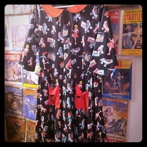 Lindy Bop Retro Rollergirl dress nwot